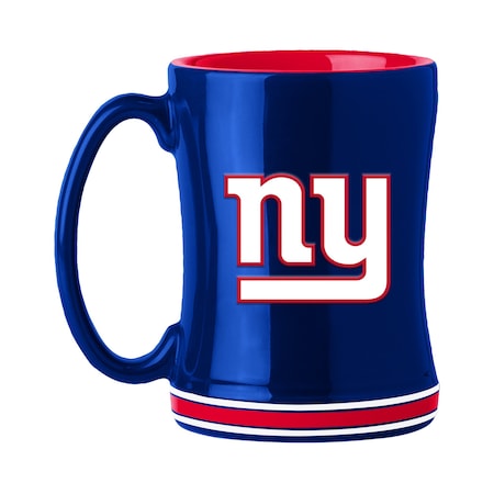 Logo Brands NY Giants 14oz Relief Mug 621-C14RM